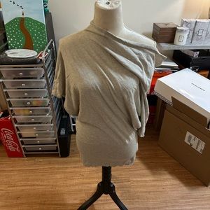 Allsaints one shoulder Dolman sleeve dress